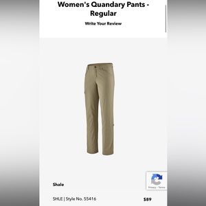 Sold on Mercari Patagonia Women's Quandary Pants